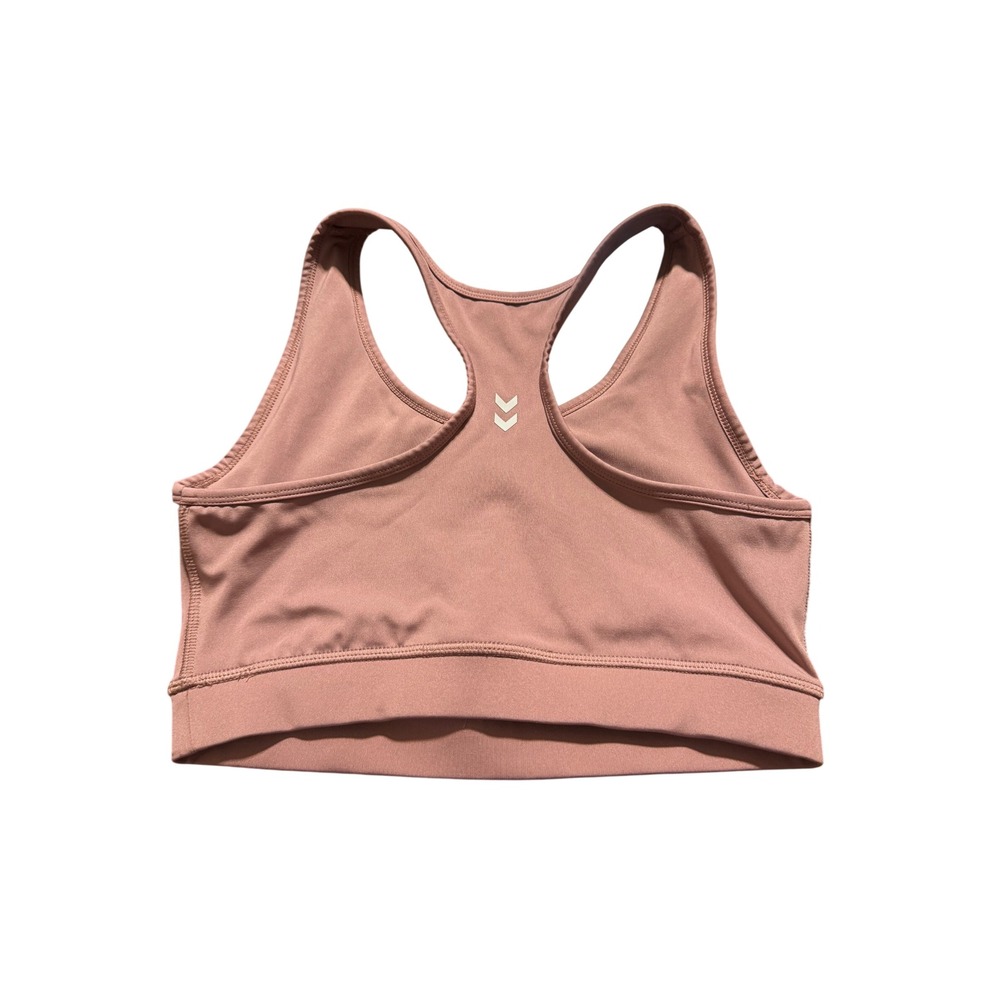 Hummel Sports Bra Womens Size S Mauve Pink‎ Excellent Racerback Performance Top - Picture 5 of 5